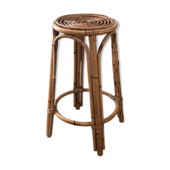 Tabouret en rotin