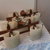 Pair of vintage Scandinavian pendant lights