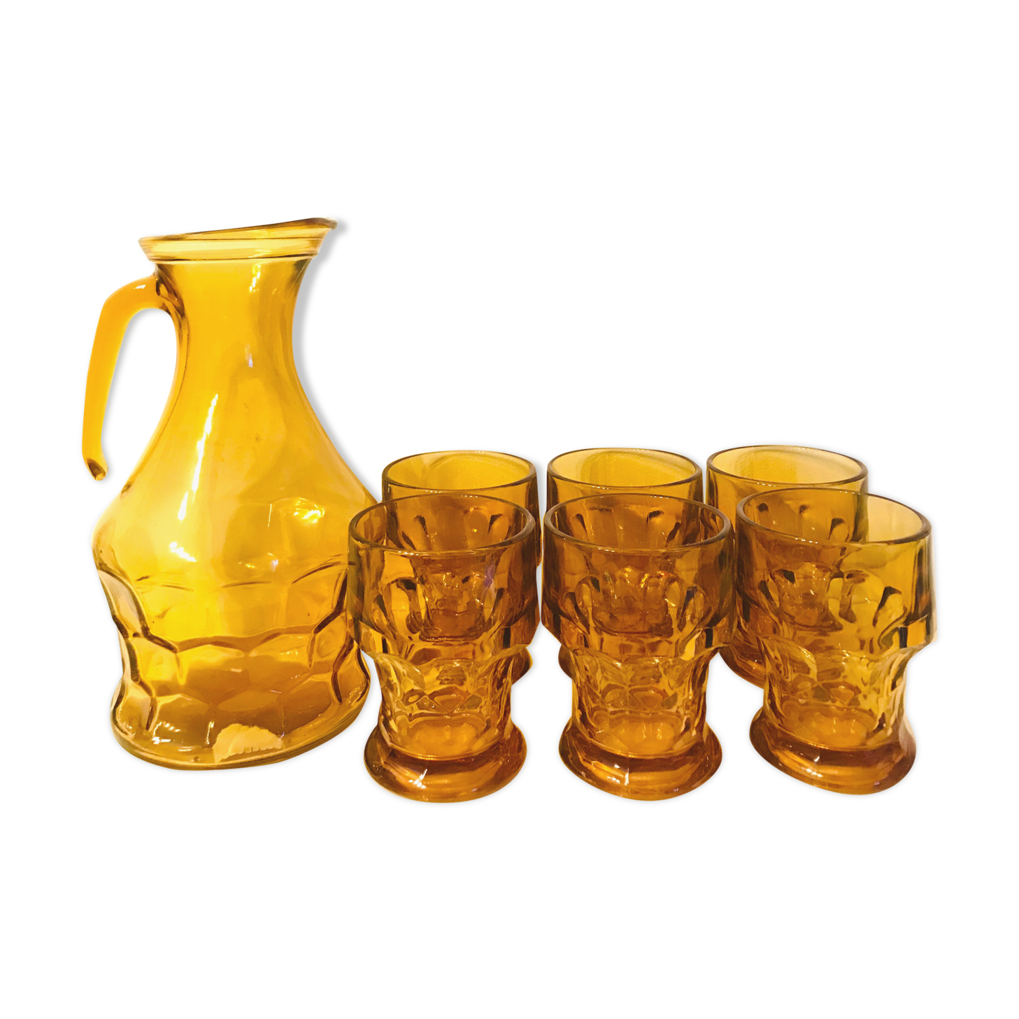 Vintage orangeade service