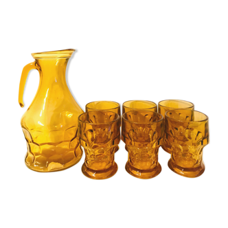 Vintage orangeade service