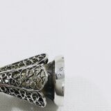 Pair of silver candle holders