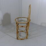 Vintage rattan dressing table 1970's