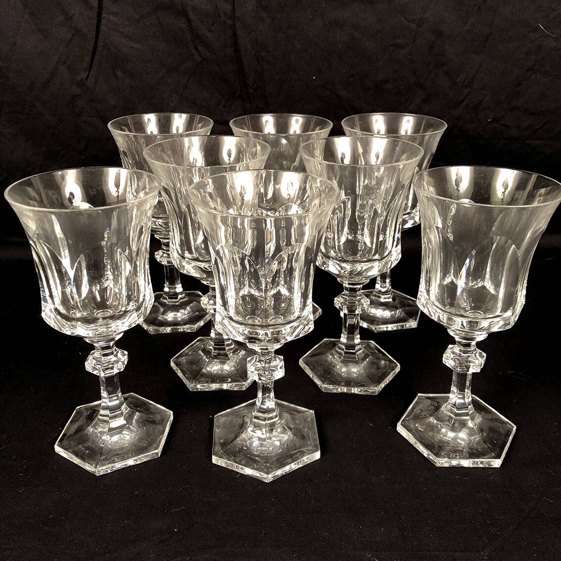 Villeroy & Boch, important service de verres en cristal, modèle Médicis
