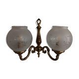 Brass wall sconce 70 years