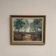 Mid-Century Oil on canvas “Trees” by Lars S 58, Vintage & Framed 57×47cm