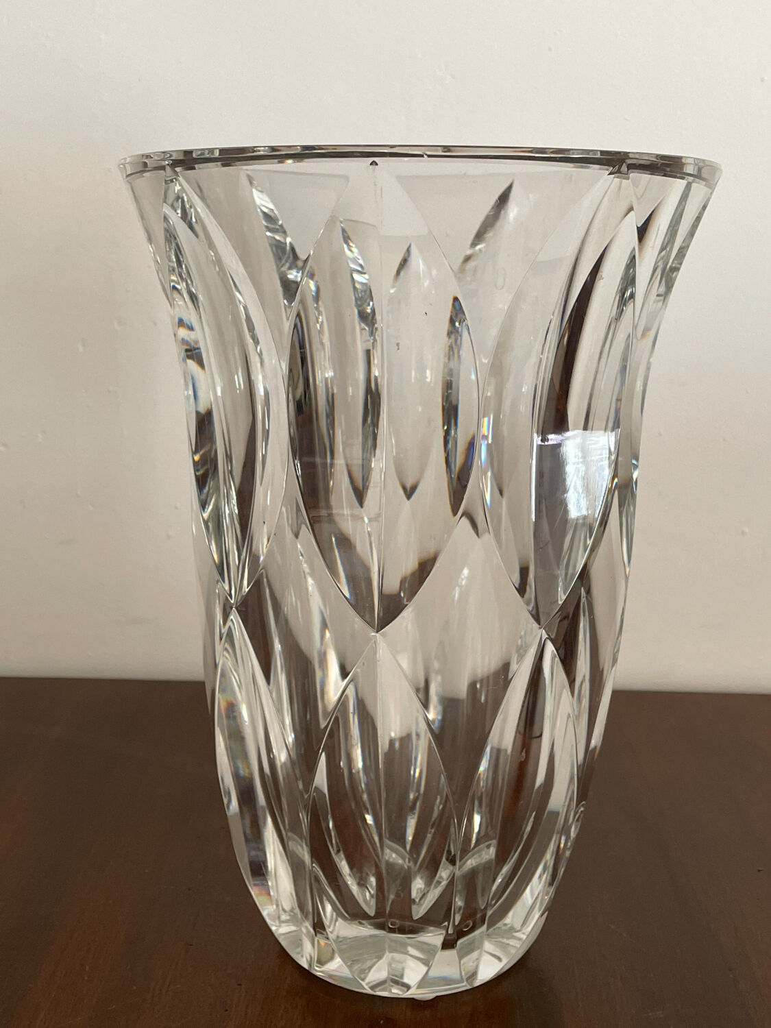 Saint Louis Art Deco "d'Artagnan" crystal vase