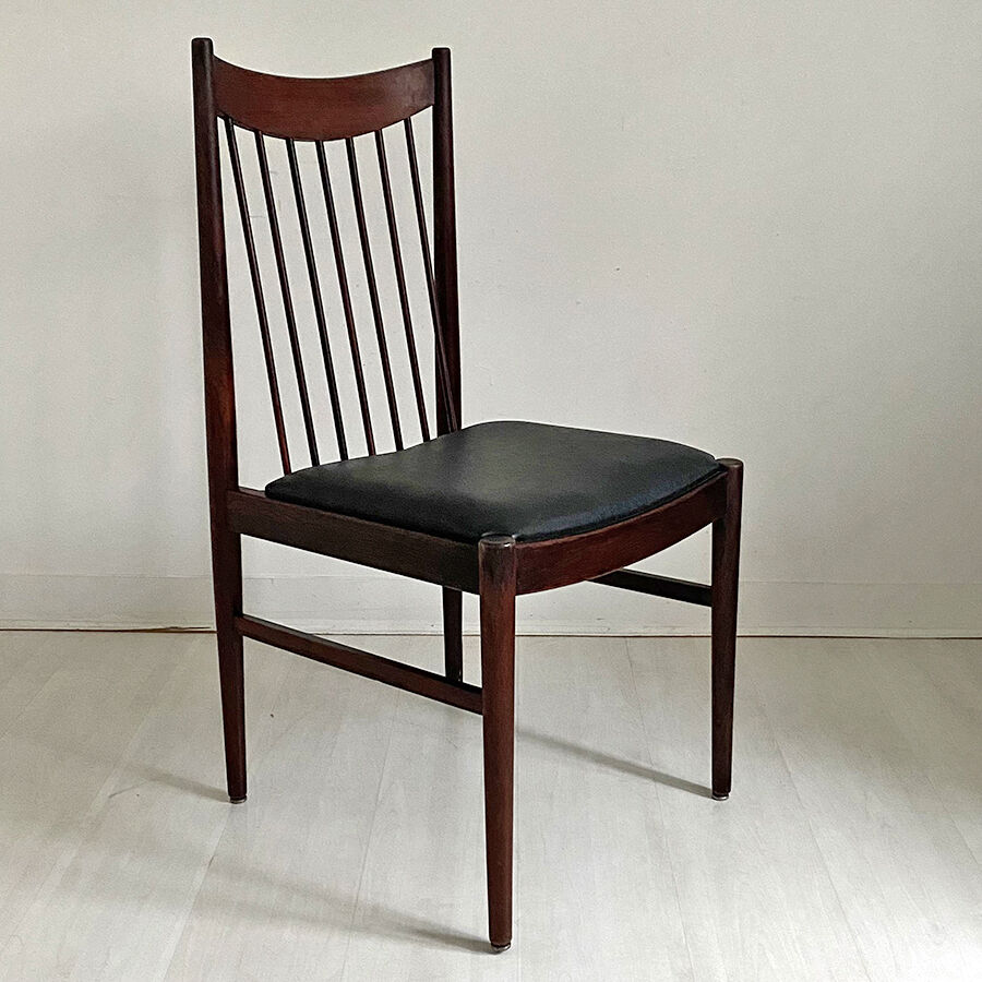 Set of 4 Scandinavian rosewood chairs Design Arne VODDER