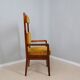 Mid century high back chair Italy 1950
