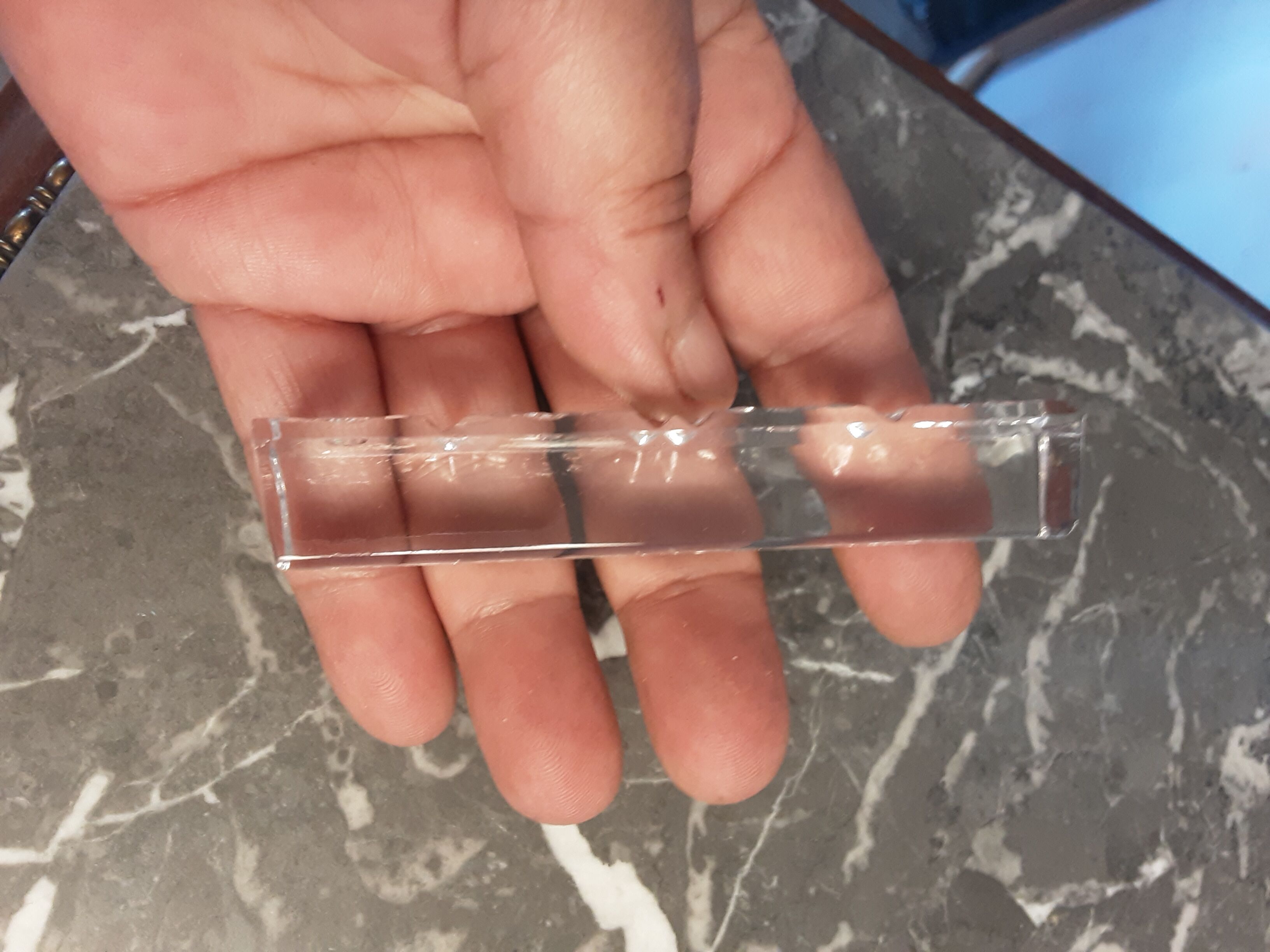 Crystal knife holder box - year 60