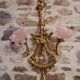 Pair of solid brass wall lights 81 x 49