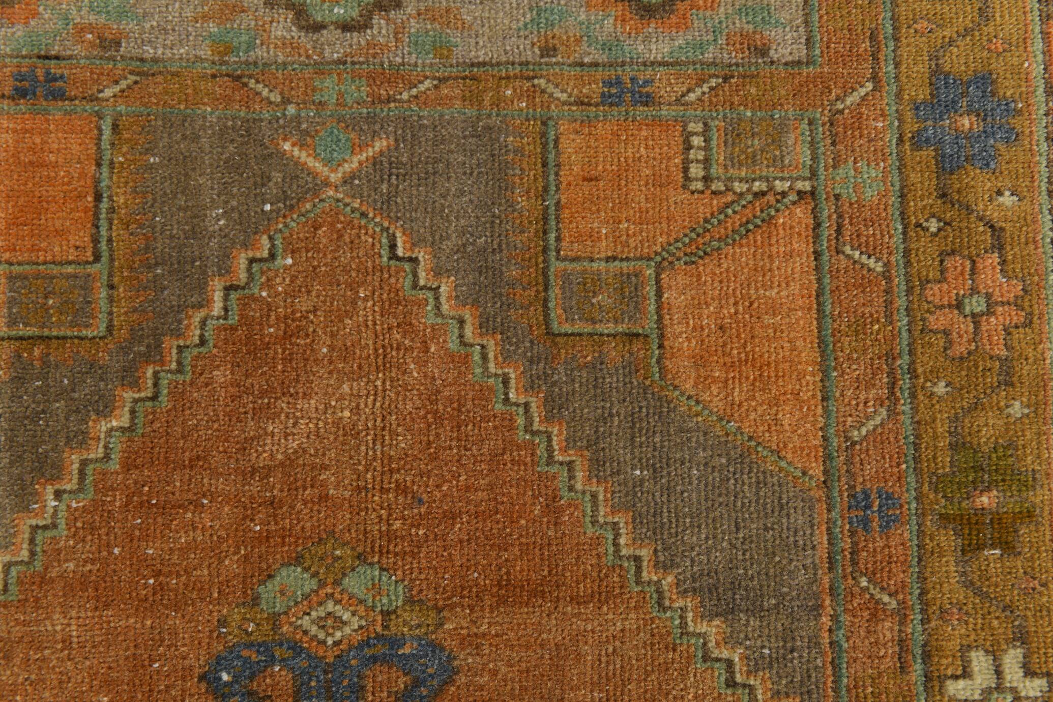 Tapis de couloir vintage long et large 3x9, 105x290 cm