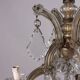 Antique chandelier with 12 lights in the Maria Theresa style, 20th century.