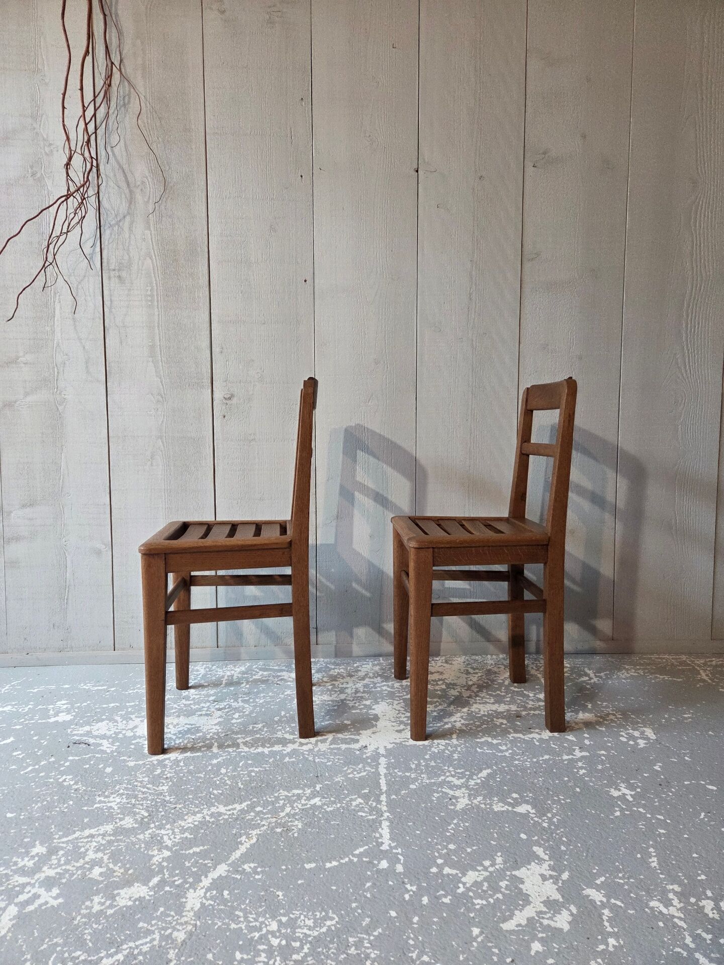 Oak chairs