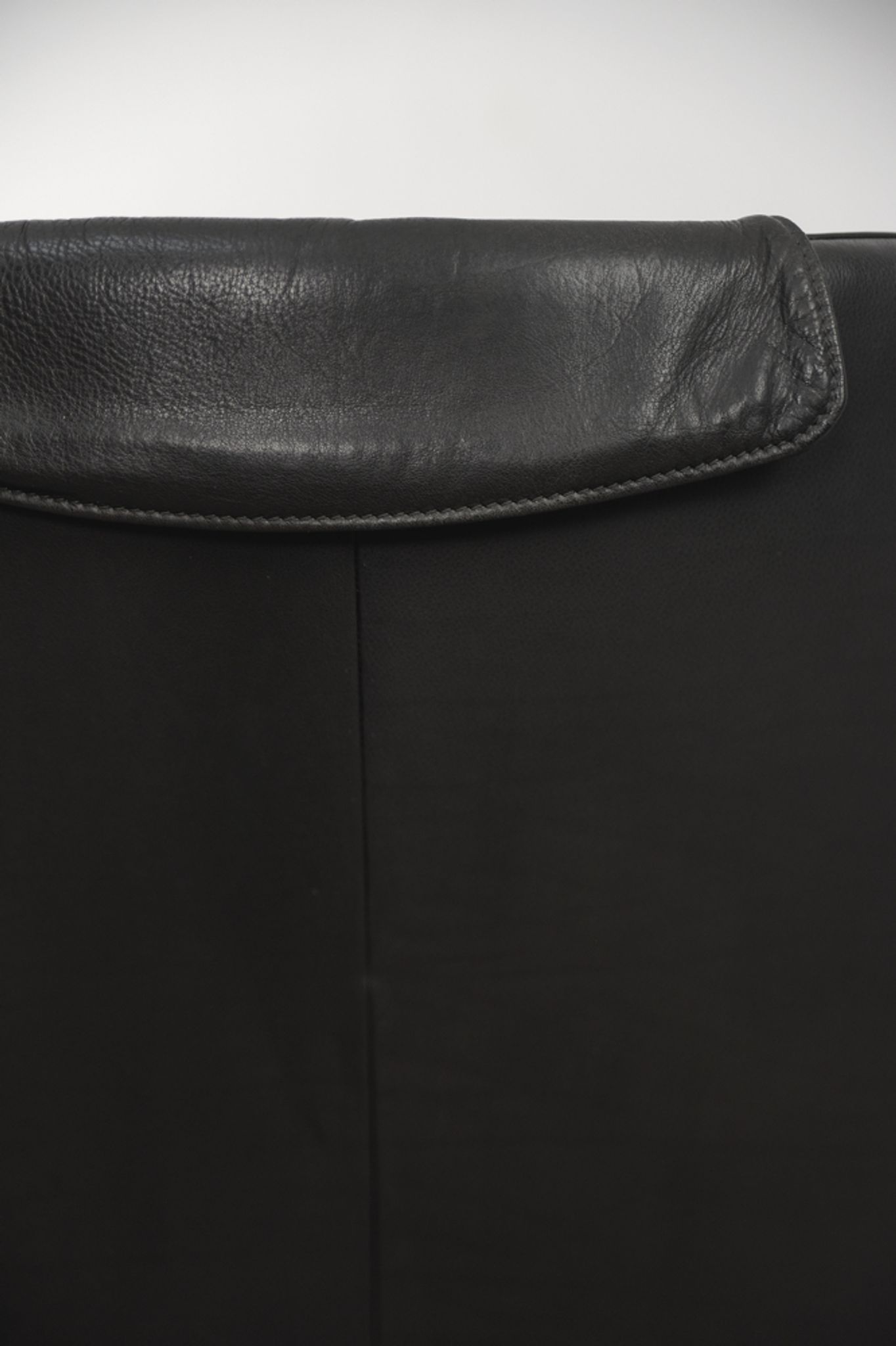DS-23 leather lounge wing chair by Franz Josef Schulte for De Sede,1980