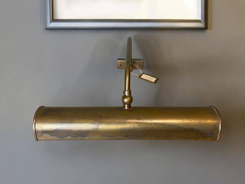 Industrial brass wall art picture lights