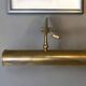 Industrial brass wall art picture lights