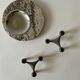Stoff Nagel designer candle holder in genuine chrome-plated metal, Denmark 1970