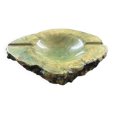 Cendrier en calcite verte