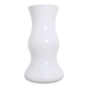 Mouth blown Holmegaard large white glass floor vase by Erik Bagger