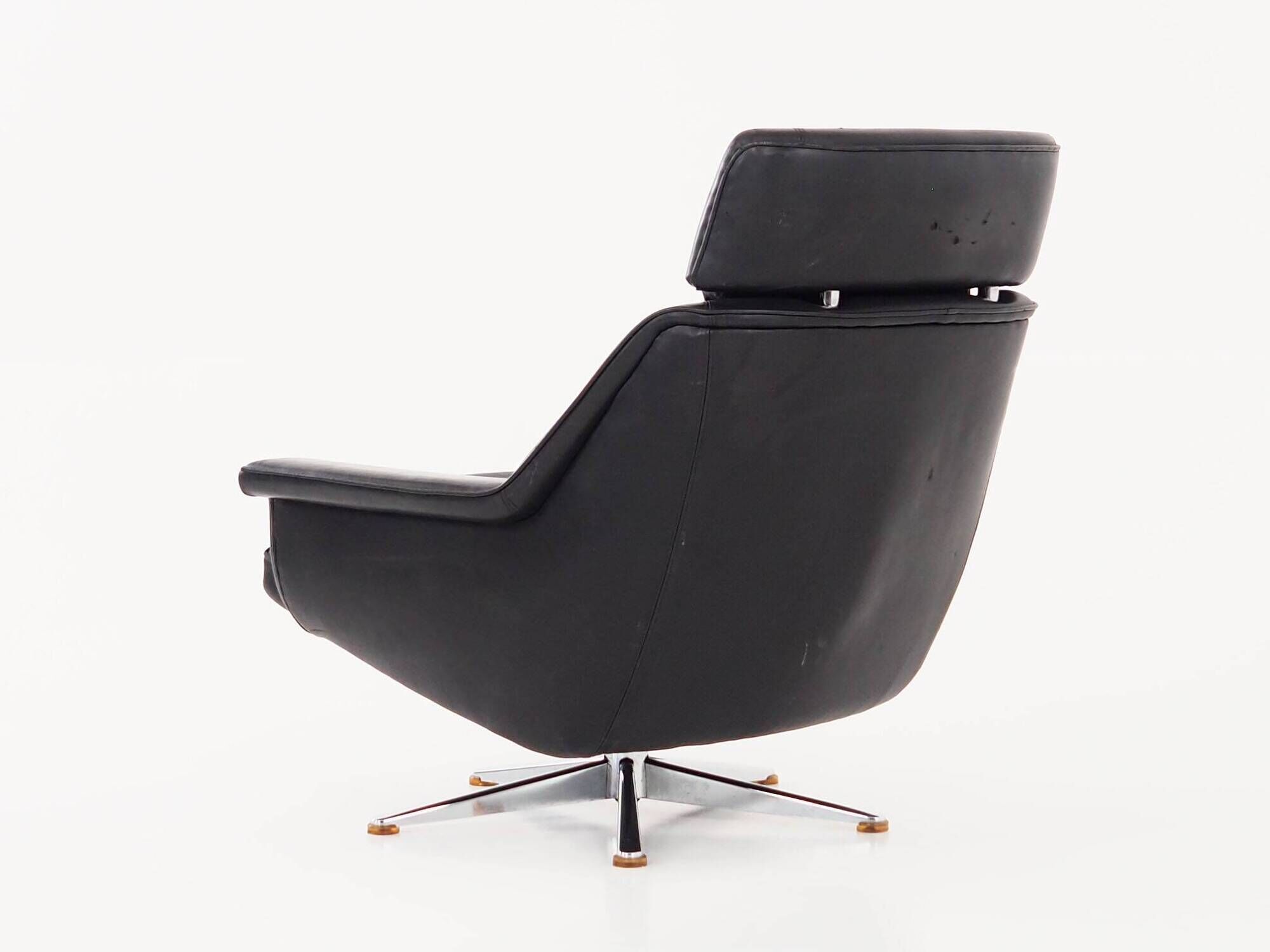 Office armchair, Danish design, 1970s, designer: Werner Langenfeld, Esa