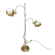 Brass eyeball floor lamp, by Gepo, 1960s-70s.