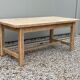 Table de ferme poncée 176 cm