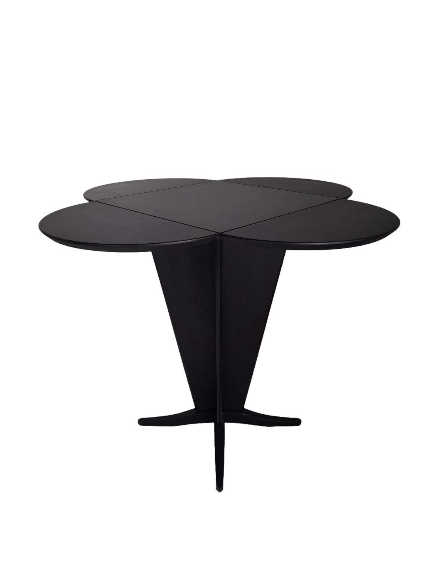 Swedish clover side table from the 1980s