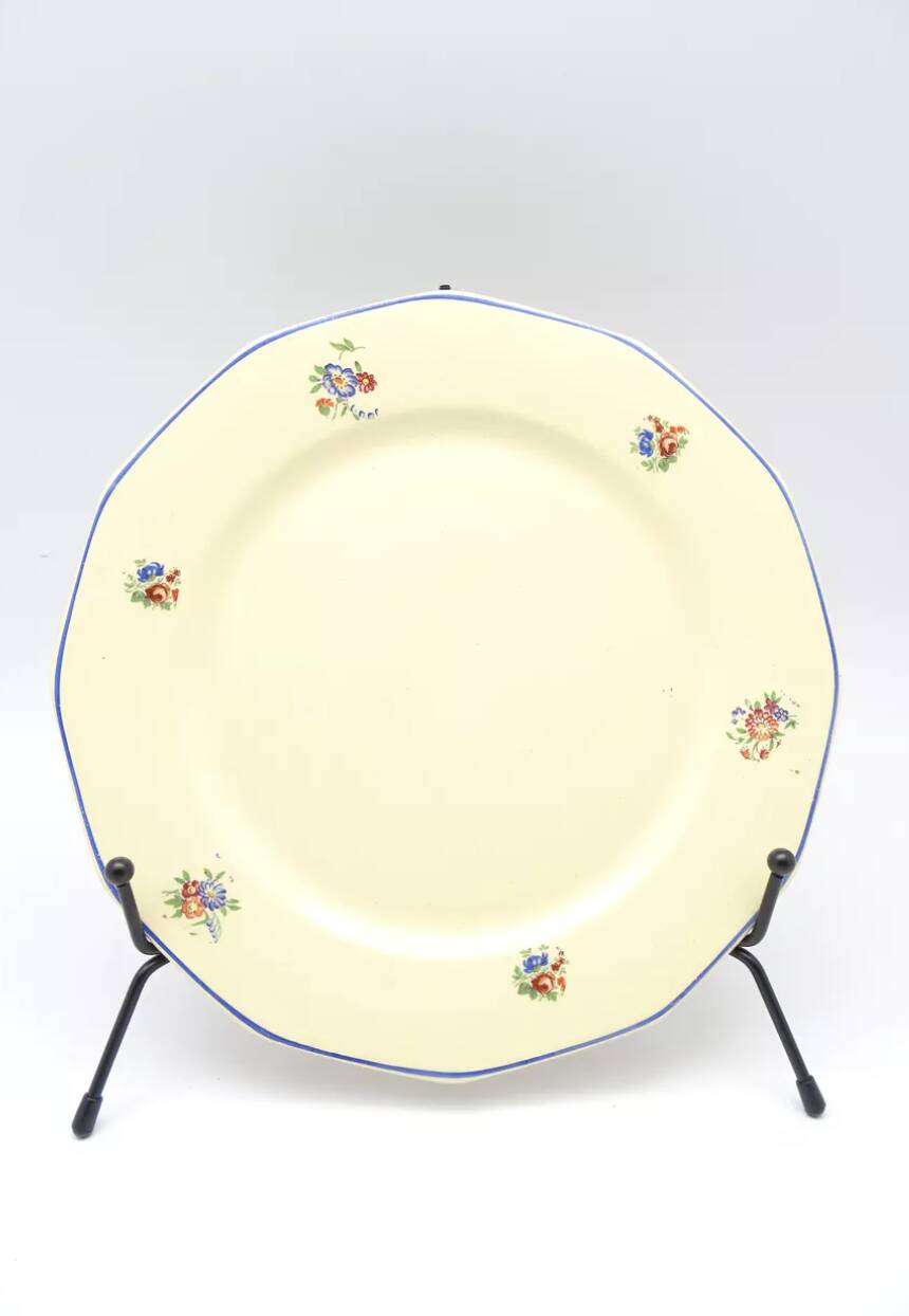 Set of 6 Badonviller dessert plates
