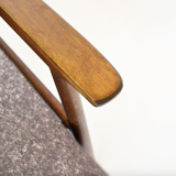 Fauteuil convertible par V. E. Cukermanienė pour Vilniaus Baldų Kombinatas, 1964