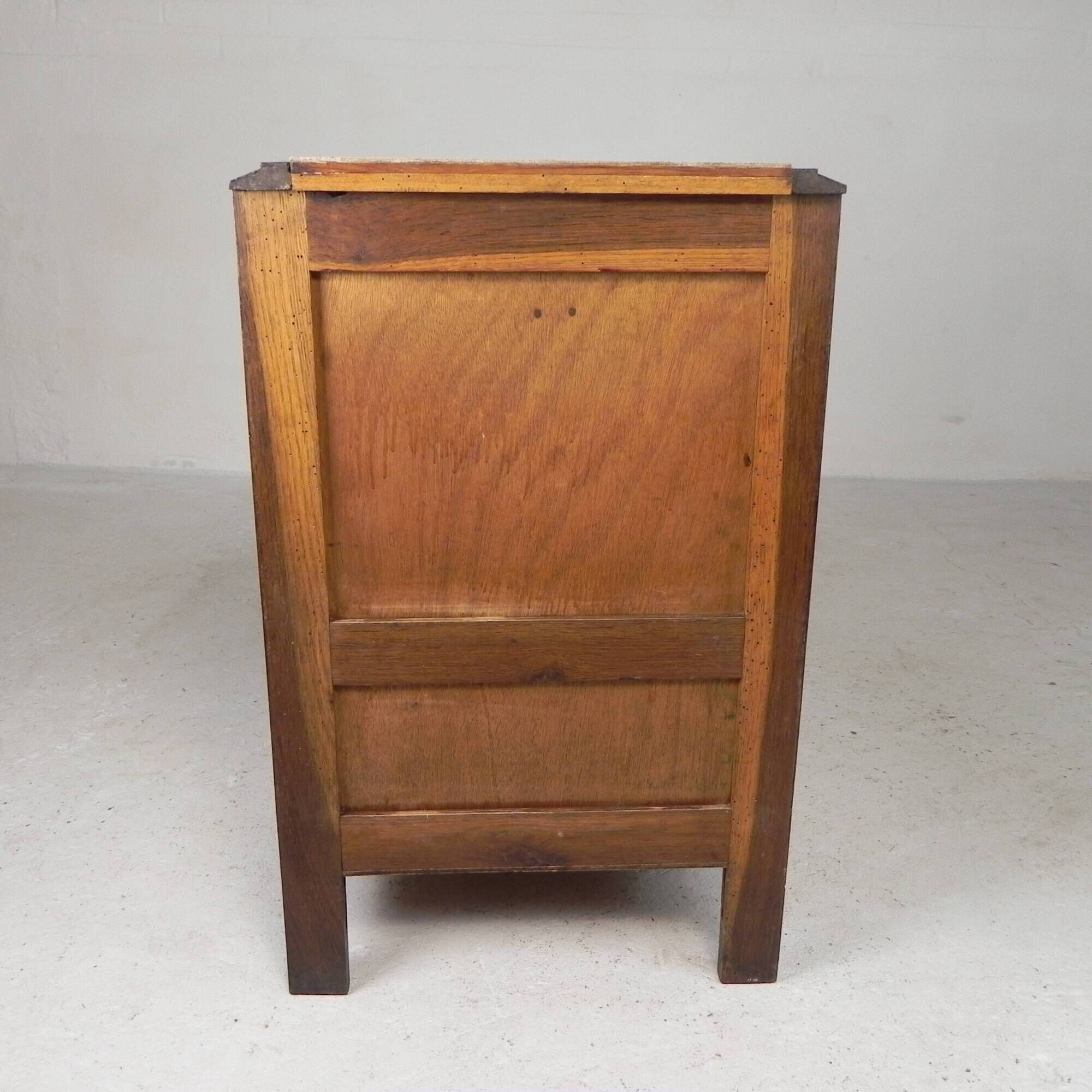 Art Deco bedside table with marble top, 1930s