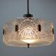 Design mid-century glass pendant by Kamenicky Senov, 1970s, up to six pieces