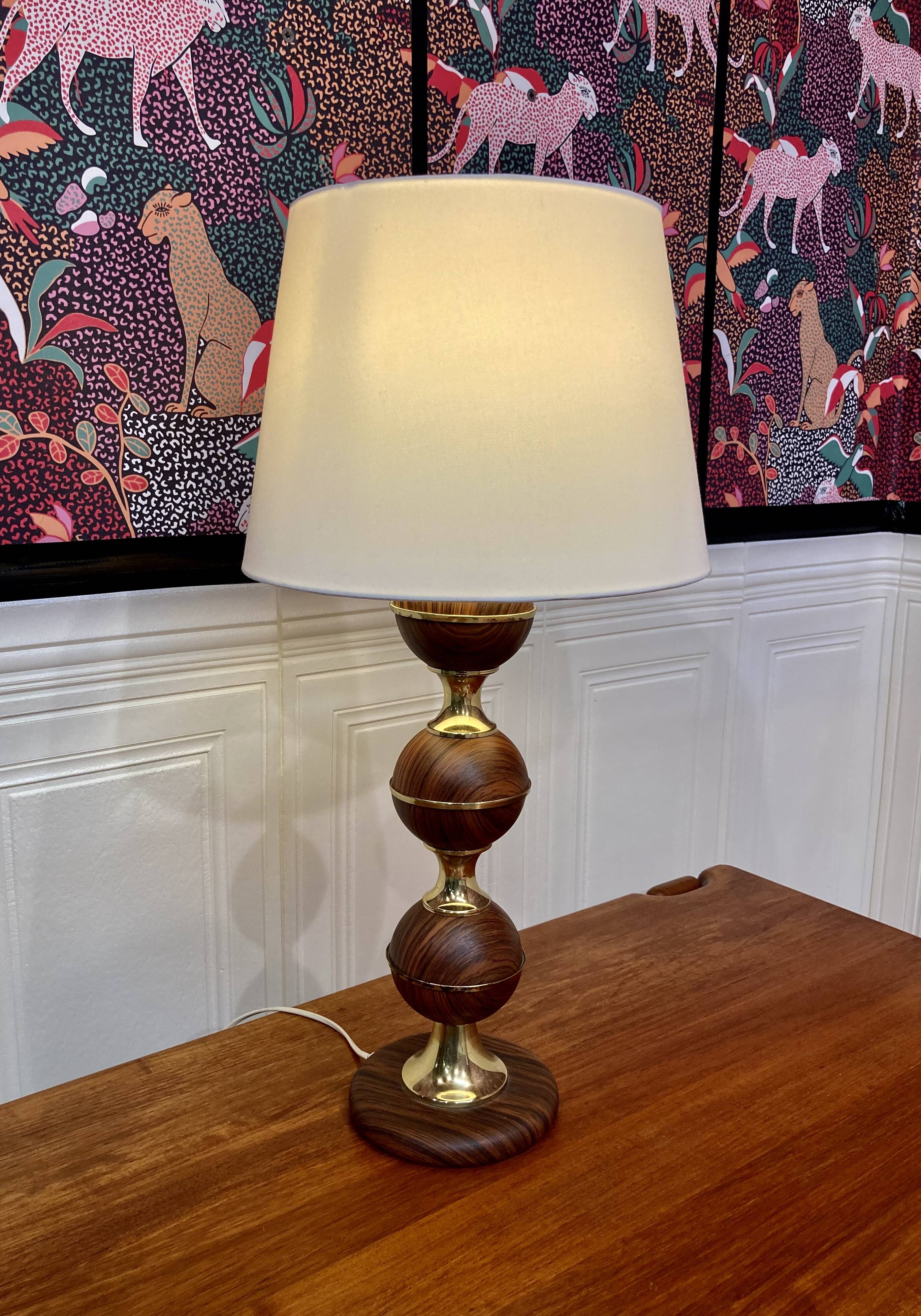 Grande lampe 1950 "design scandinave".