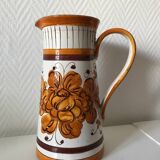 Old numbered orange pitcher