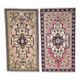 Lot de 2 tapis turcs vintage faits main