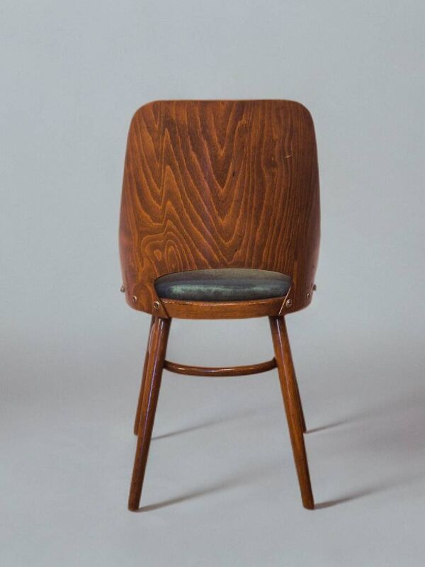 Chaise TON514 Oswald Haerdtl, Vintage tchèque 1960s