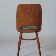 Chaise TON514 Oswald Haerdtl, Vintage tchèque 1960s