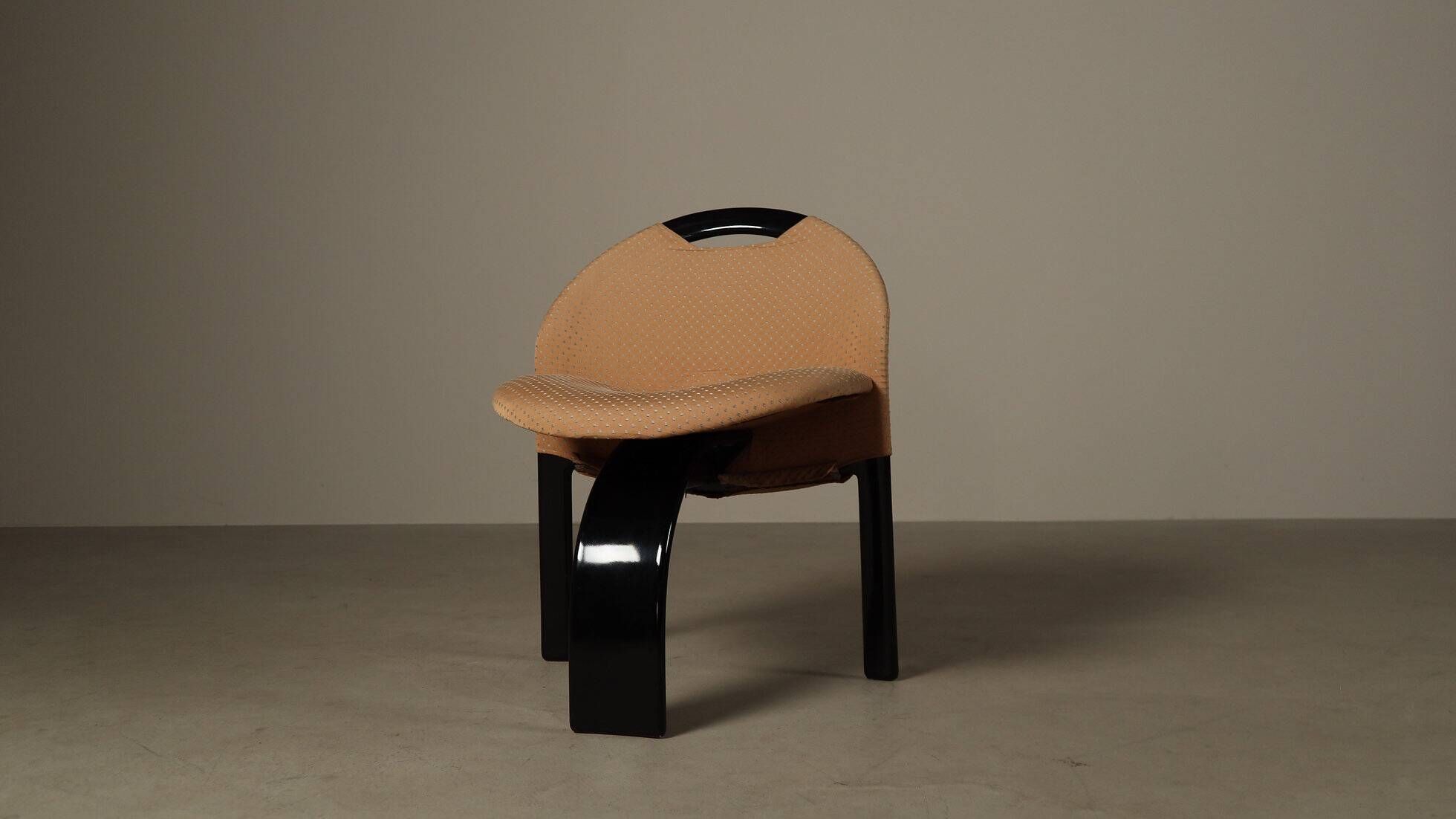 Set of eight ‘Sail’ dining chairs by Giovanni Offredi for Saporiti Italia, 1973