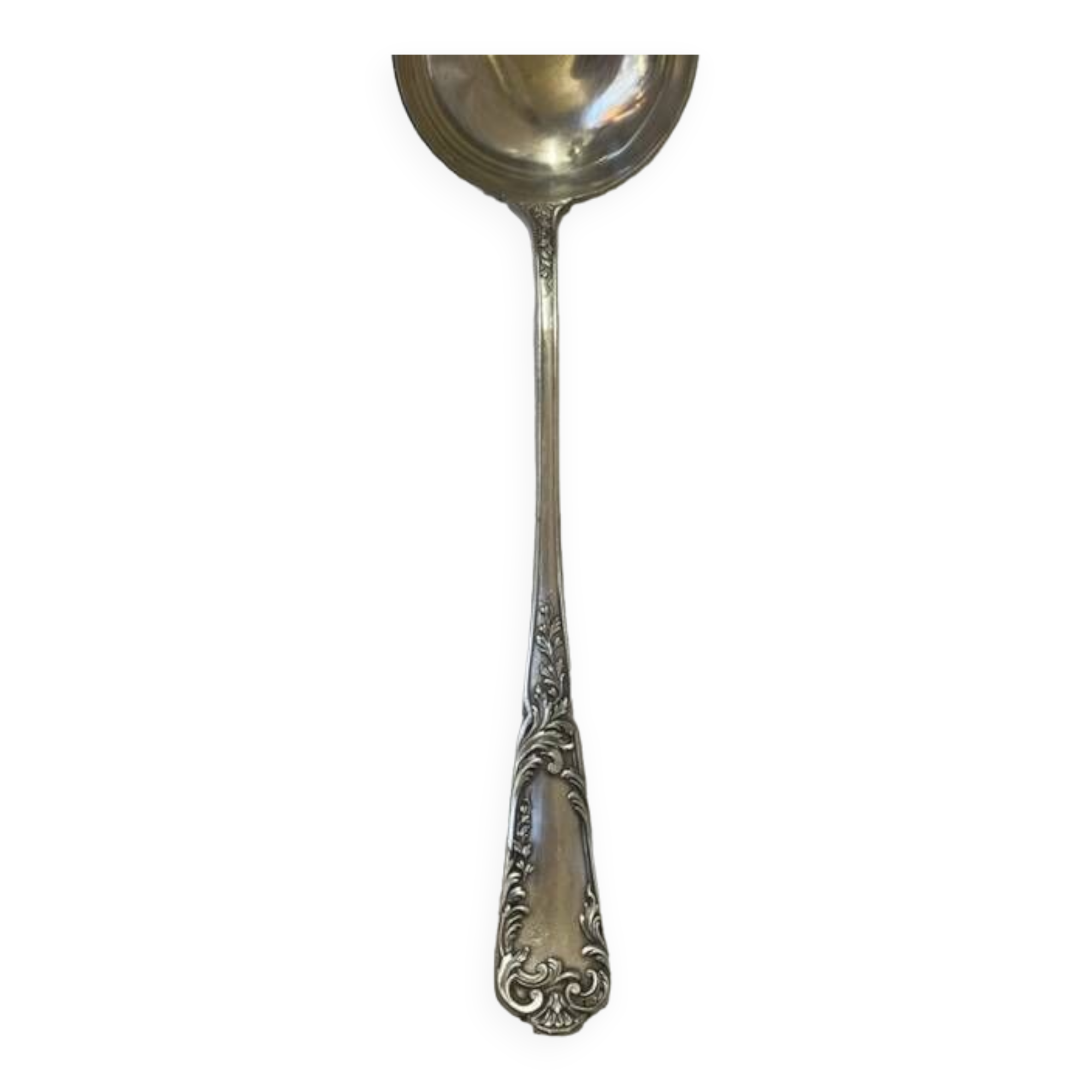 SFAM silver metal punch ladle