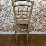 Weathered bistro chair