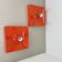 Set of 2 Cubic VERNER PANTON Style RED Wall Light by SÖLKEN Leuchten, 1970s