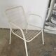 Emu chair, rio, in white metal mesh