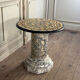 Marbre, albâtre et onyx, table d’appoint vers 1900