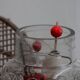 Antique engraved glass jar