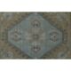 1970s Vintage Turkish Handmade Wool & Cotton Orange Area Rug 203x313
