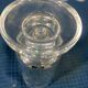 Lot of 8 glass glasses with a big foot