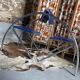 Paire de chaises bleues