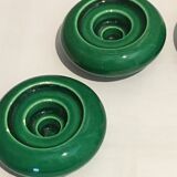 Lot of 4 candlesticks Point à la ligne