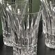 6 large crystal fruit juice glasses by Villeroy and Boch