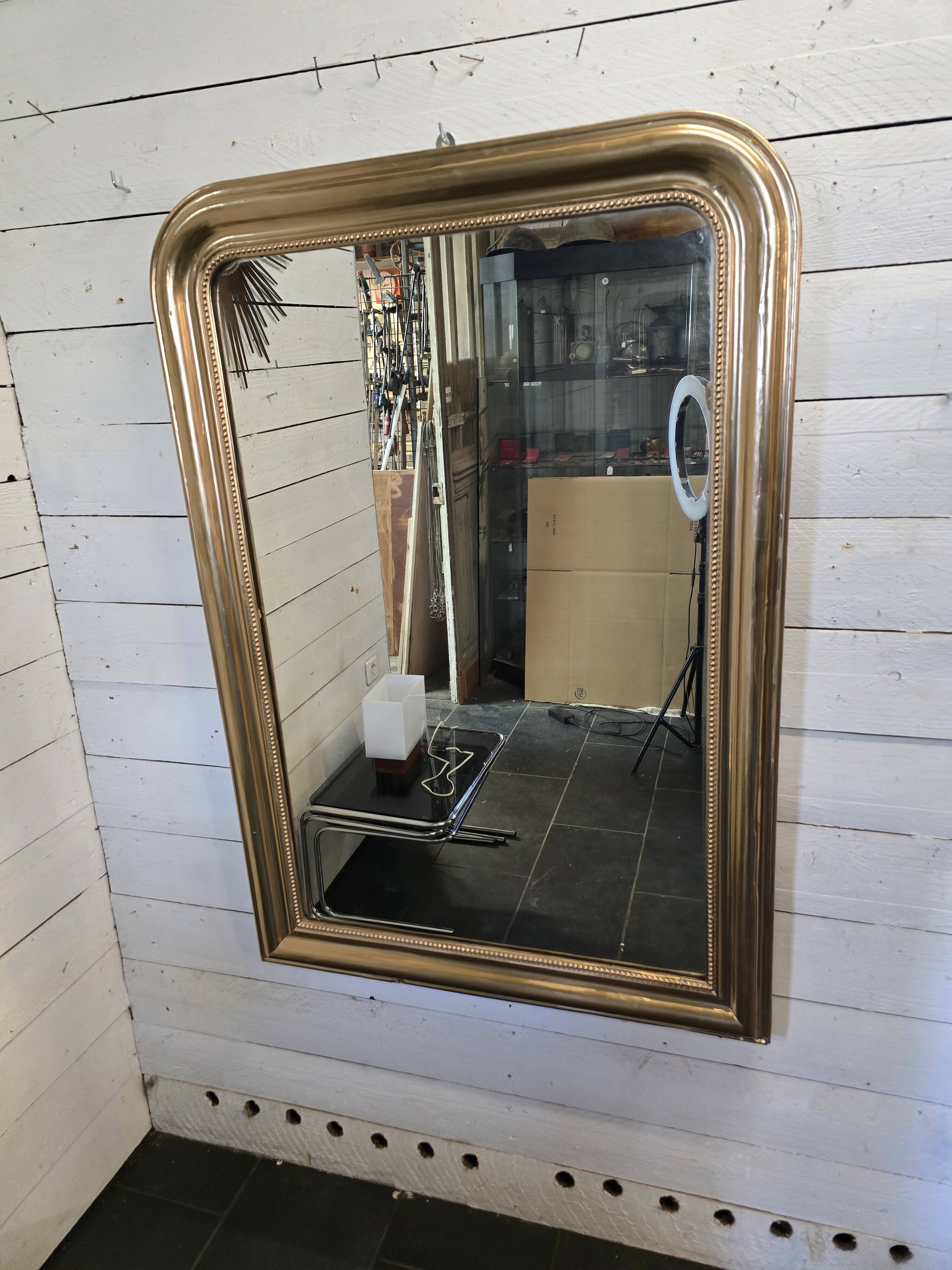 Louis Philippe style gilded mirror
