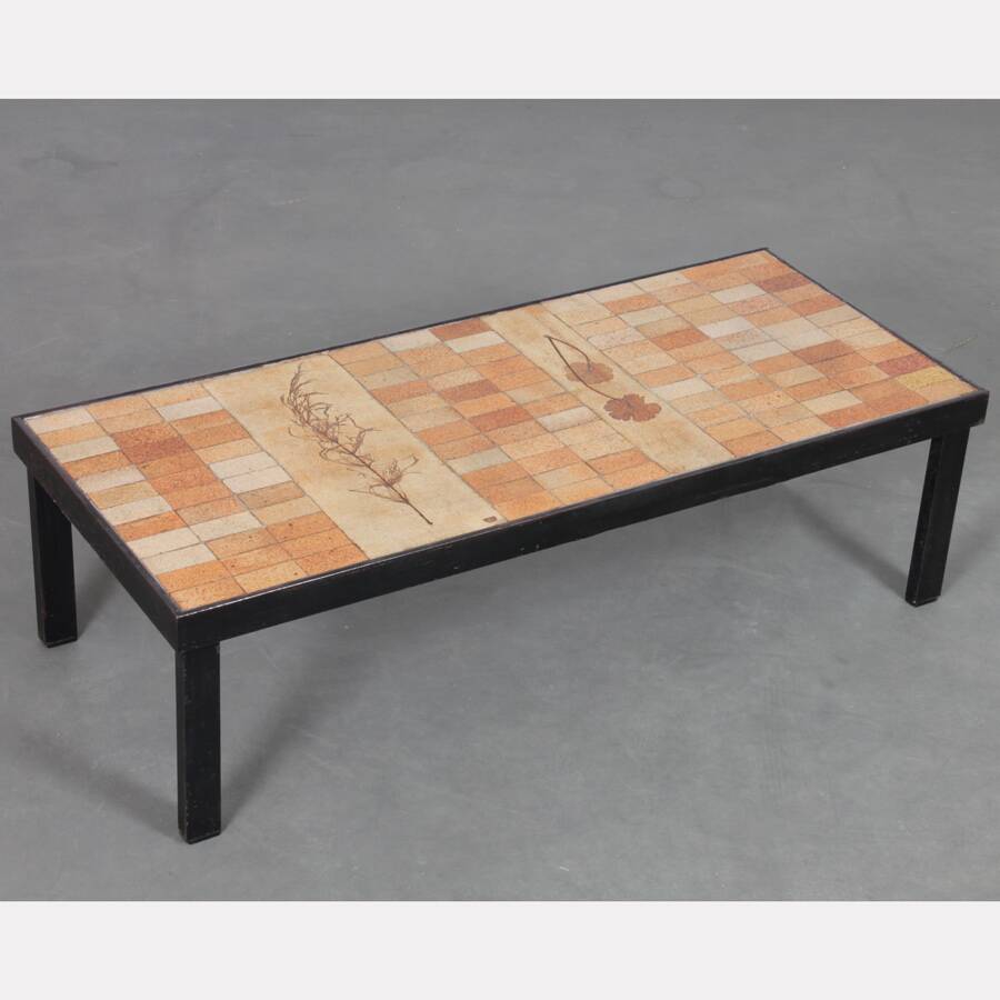 Table basse par Roger Capron pour Vallauris, 1960